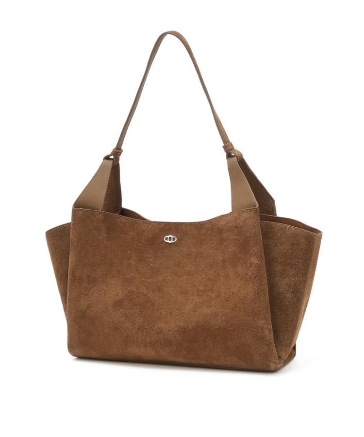 Athe Vanessabruno [Raie] Raie Brown Suede Shoulder Bag L Aaba6E526W2