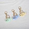 Wool Hook Knitted Fish Keychain Hand-Woven Key Ring Pendant Cute Small Creative Fish Hanging Bag Charm Decoration