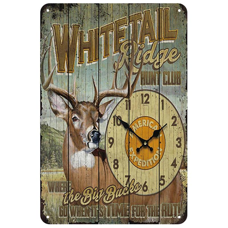 Deer Plaque Metal Vintage Tin Sign Metal Poster Pin Up Shabby Home Decor Signs Bar Cafe Resaurant Decoration Iron Painting