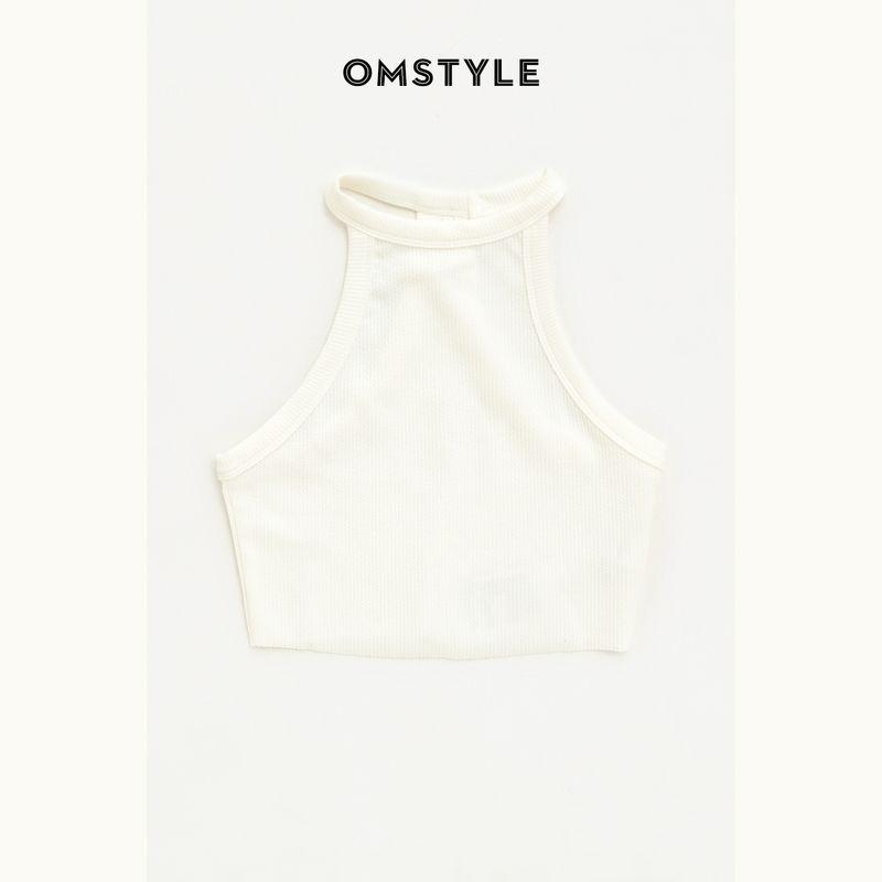 

Узкие плечи, халтер, маленький круглый вырез, сексуальный без рукавов, внутренний топ, однотонный, открытая спина, маленький жилет, облегающий, короткий, эластичный, открывающий живот White M