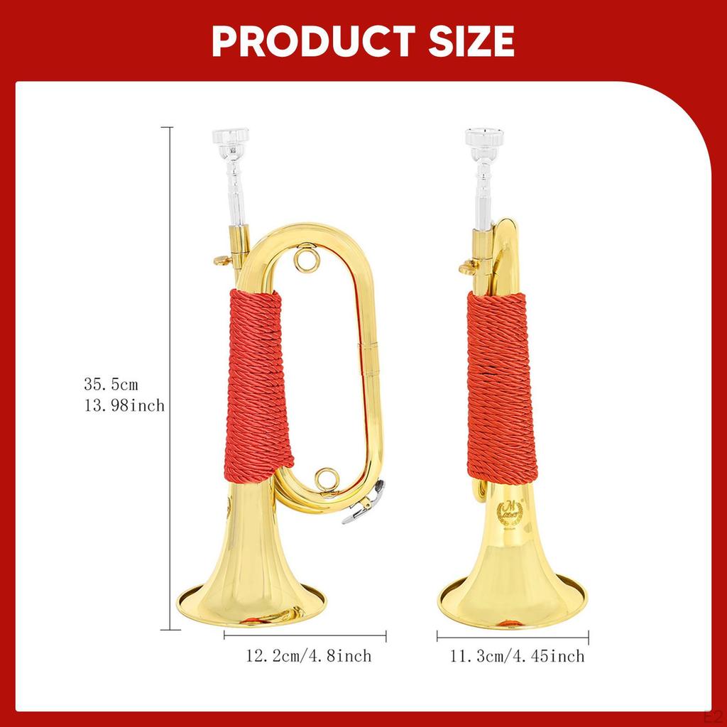 Trumpet Classic Copper Blowing Bugle for Kids Performance Beginners
