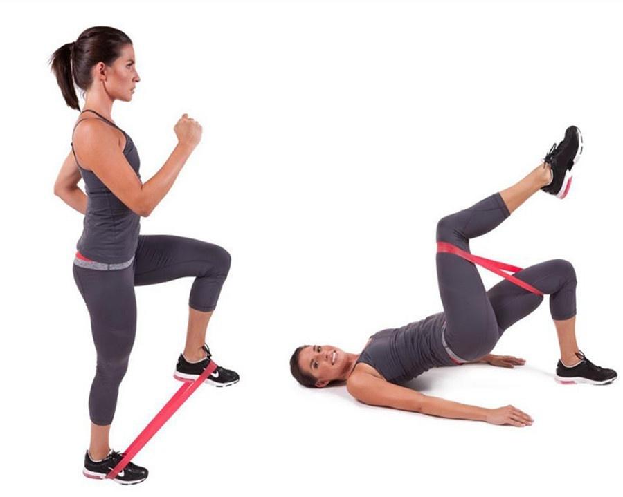 TIDE Resistance Band Loop Yoga Pilates Home GYM Fitness Exercise Workout Training