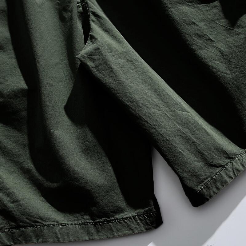 Men's Loose Fit Drawstring Cargo Shorts