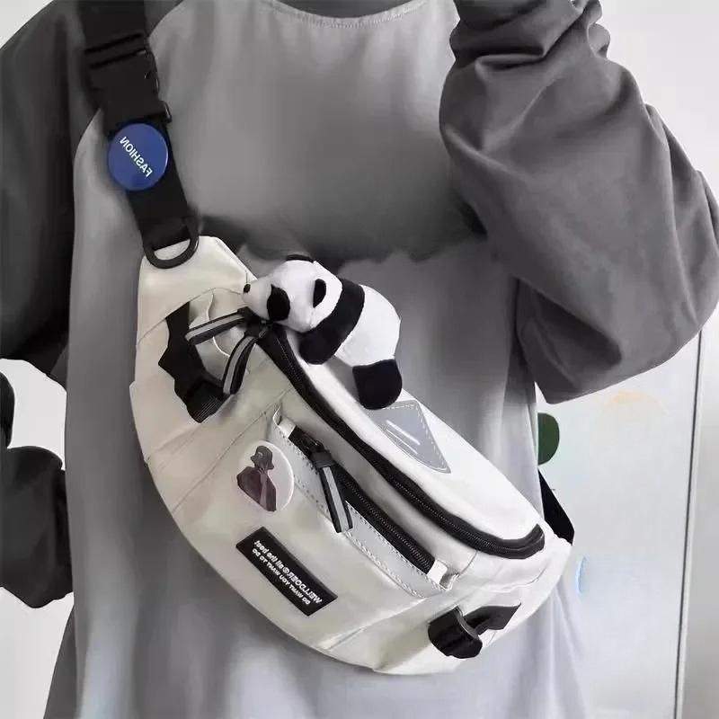 1PC Back To School Season Bag, Sports Waist Bag, New Storage Bag, Multifunctional Bicycle Chest Bag Backpack, Unisex