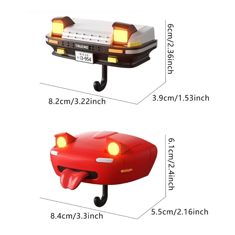 Wall Mount Vintage Key Hangers Car Open Headlight Key Hook for Hallway Entrance Kitchen Key Holder House Decoration