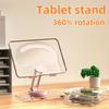 Transparent Rotating Stand Acrylic Plate Desktop Mobile Phone Tablet Universal Live Folding Adjustment Computer Support Stand