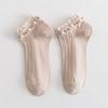 1Pair Breathable Lace Ruffle Socks Elastic White Frilly Socks Women Ankle Socks  Women Girls