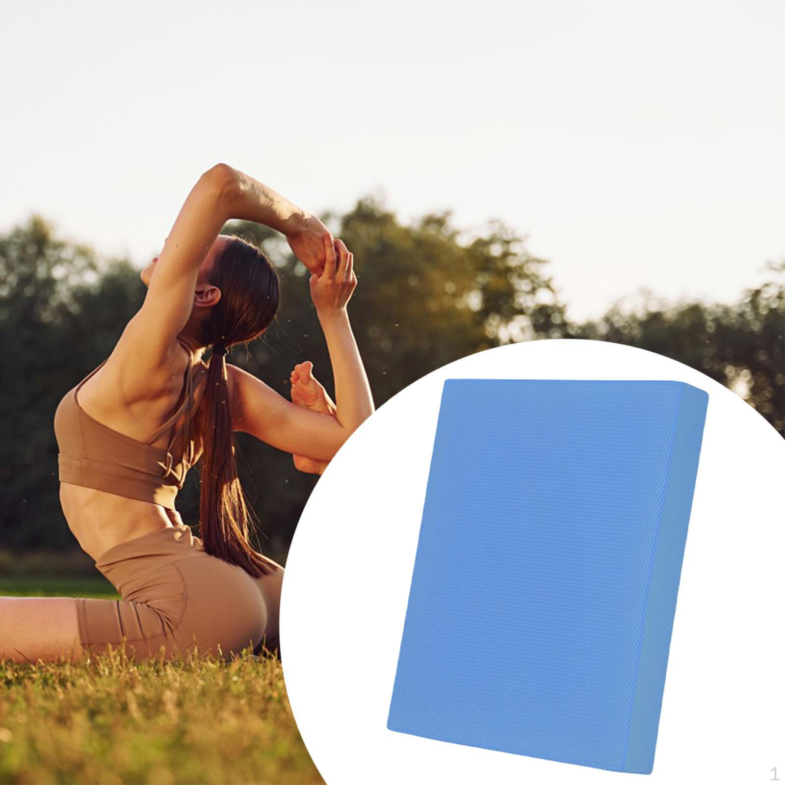 

Мат для балансировки, противоскользящий, для мужчин и женщин, защита колена, упражнения для йоги в помещении синий