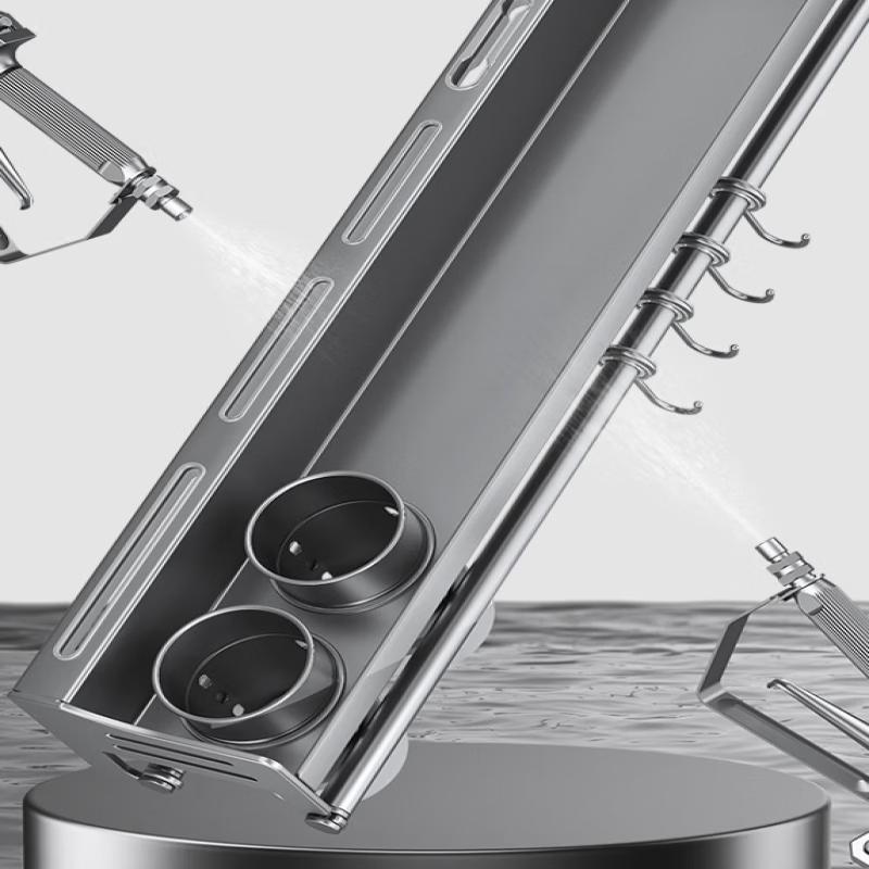 Youshu Wall-Mounted Kitchen Storage Rack with Knife Holder