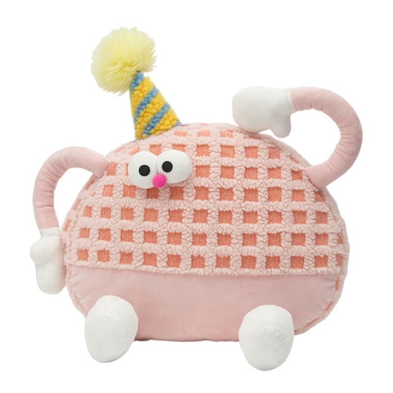 Cute Monster Plush Pillow With Animal Pattern For Dorm Room Comfort