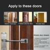 Stainless Steel Simple Door Closer Home Hotel Office Automatic Spring Door Closer Device Practical Hardware Tools Easy