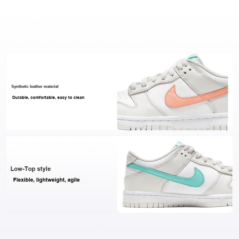 Nike Dunk Low GS Tropical Twist Sneakers da Bambino Bianco Osso Pesca CW1590-101