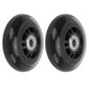 2pcs Skate Wheels Low Noise 608 Bearing Skates Inline Skating Replacement Wheels with Bearings for Indoor Outdoor