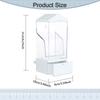 Parrot Cage Automatic Feeder Transparent Food Dispenser with Anti Waste Tray for Pigeon Canary and Finch