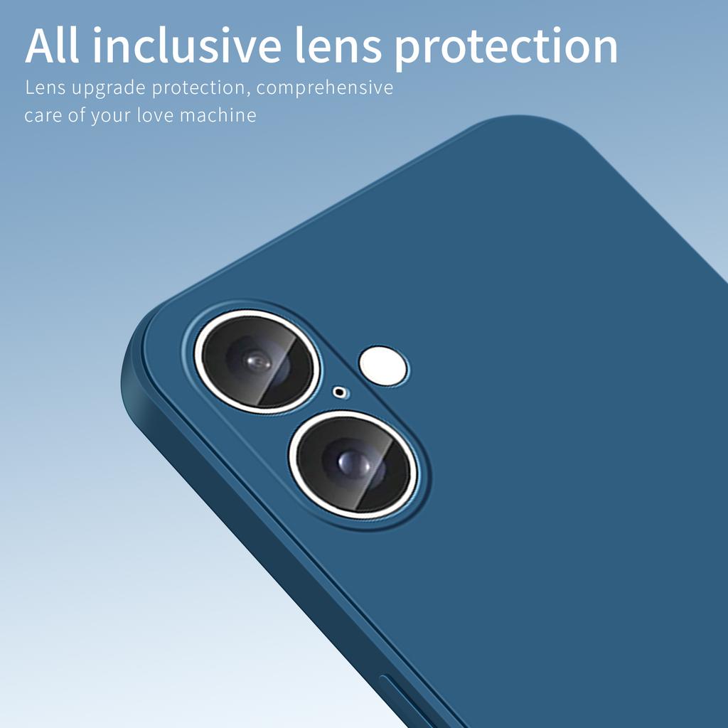 PINWUYO JK Touching Series For iPhone 16 Case Fiber Flocking Liner Soft TPU Phone Cover