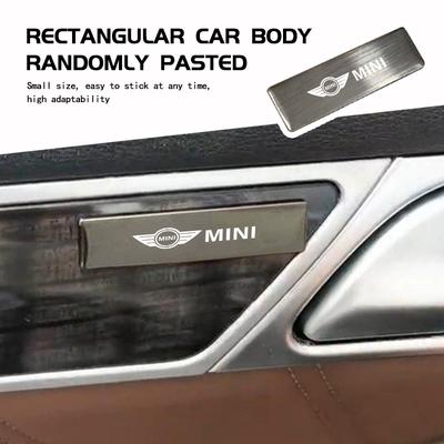 Pour MINI Style de Voiture Autocollant Badge Carrosserie Coffre Accessoires de Décoration Auto Cooper R60 R56 F56 F55 F57 F60 Countryman Cabriolet