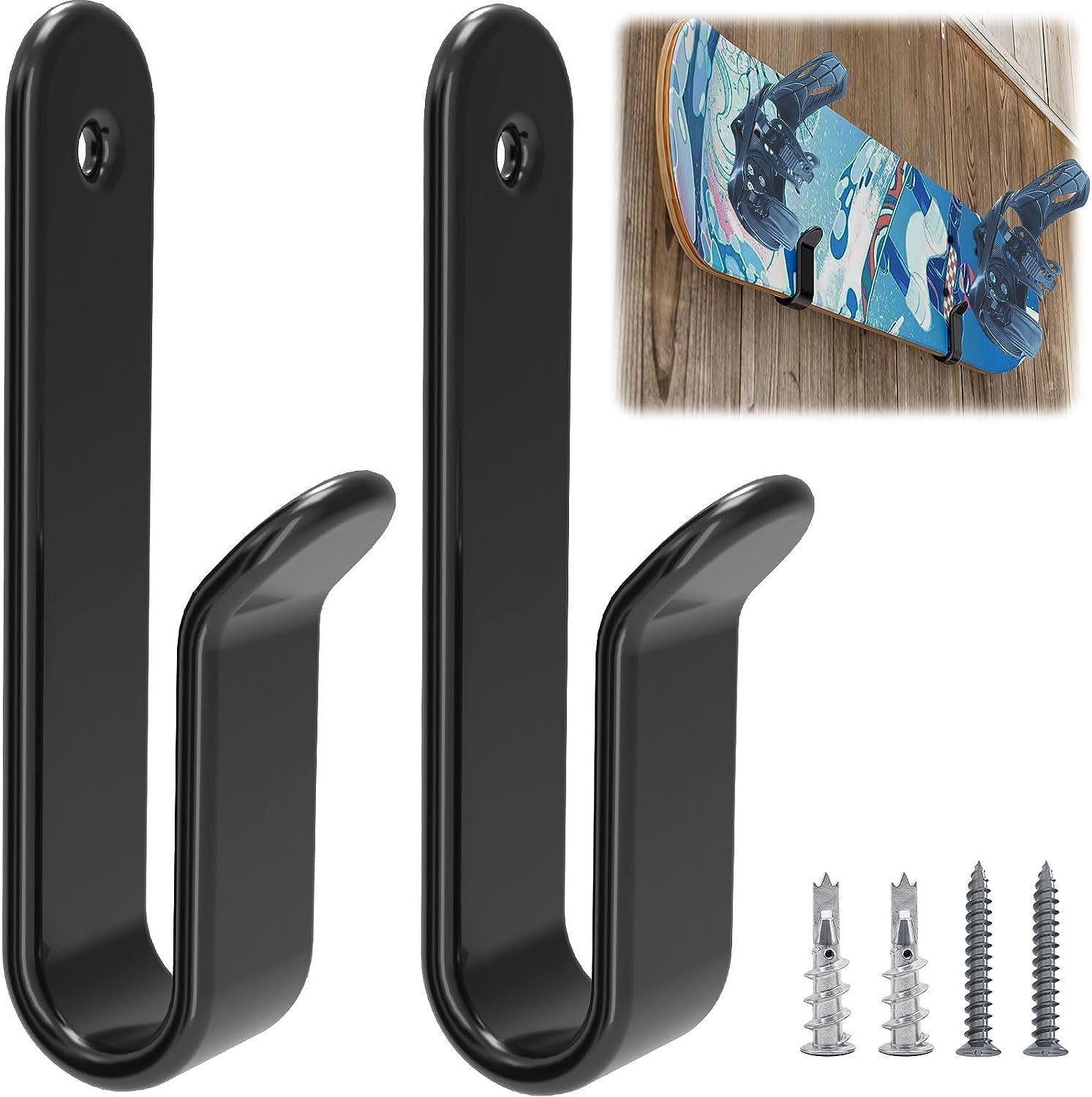 

Ski Board Hook Wall Horizontal Bracket Fixed Surfboard Paddle Board Storage Metal Material Convenient and Practical