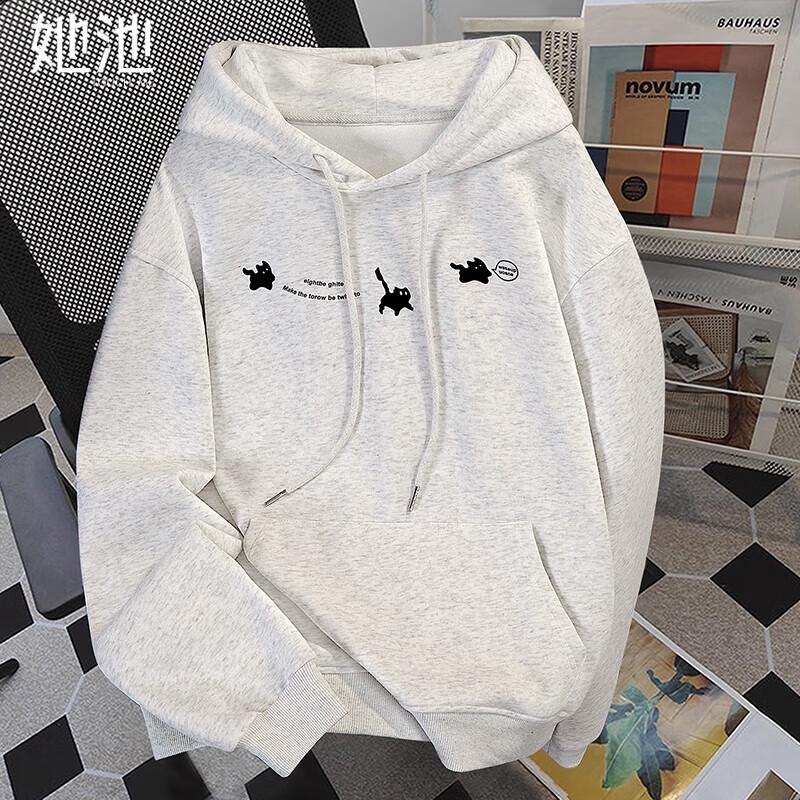 

Women s Printed Hooded Drop Shoulder Sweatshirt M