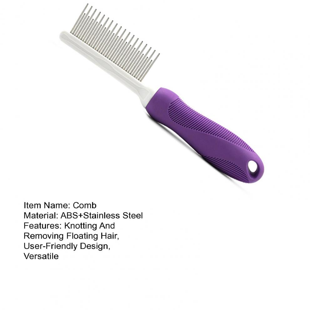Deshedding Tool for Pets Gentle Pet Grooming Tool Dematting Fur Rake Comb for Dogs Cats Stainless Steel Shedding Brush for Fur