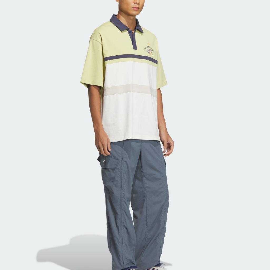 adidas X Disney Polo Shirt Unisex Gold White JL6479