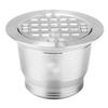 Compatible With Nespresso Stainless Steel Coffee Capsule Reusable Refillable Coffee Capsule Cup Filter with Brush Spoon
