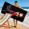 Blutdurst: Vampire Diaries Strandtuch Outdoor Camping Strandtuch für Urlaubsfotos Schwimmen Saugfähiges Badetuch schnelltrocknendes Badetuch Strand