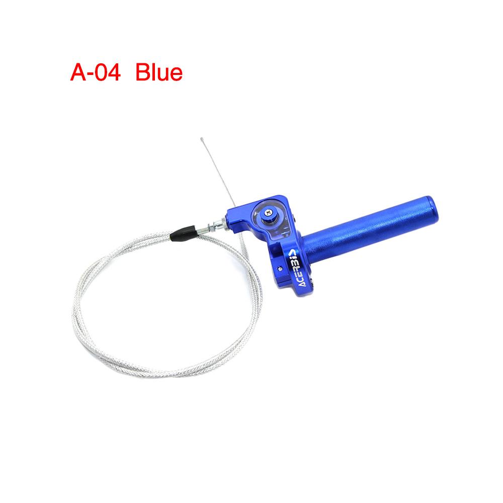 ZSDTRP 7/8'' CNC Aluminum Twist Throttle Handle Grip + Cable Replacement For Dirt Bike Quad ATV Pit 50cc 125cc 150cc 250cc