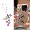 Fashionable Phone Chain Star Charm Keychain Pendant with Secure Feature Modern Star Pattern Gift