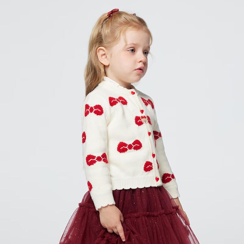 PawinPaw Antistatischer Cartoon-Bär Baby-Strickjacke