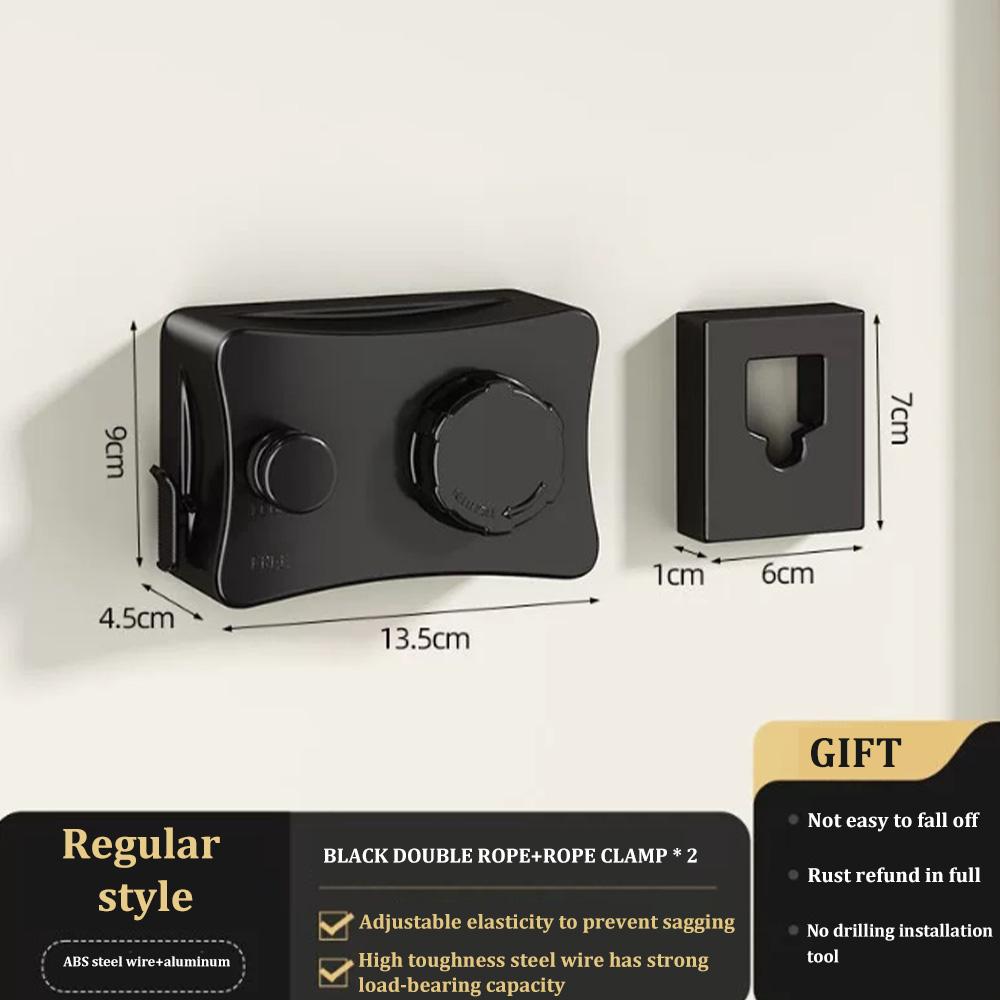 

Нова 5,1-метрова висувна білизняна мотузка з нержавіючої сталі 304, висувна мотузка для сушіння білизни, економна сушарка для білизни L