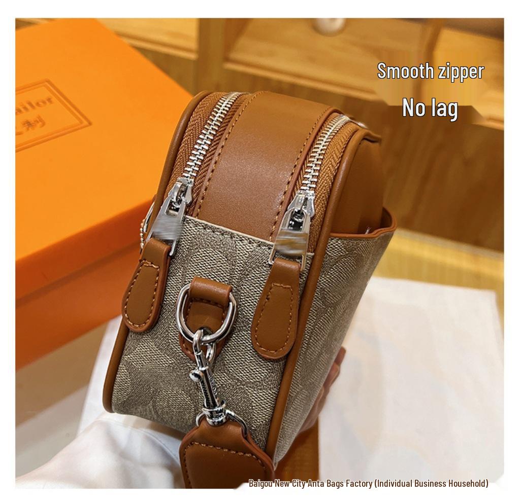 Trendige Damen Umhängetasche mit breitem Riemen - Vielseitiges und strukturiertes Design für Frauen