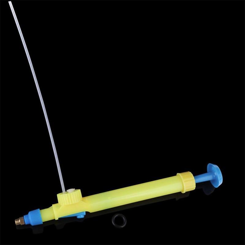 Mini Saftflaschen Schnittstelle Kunststoff Wagen Kanone Sprühkopf Wasserdrucksprüher Gartenbedarf