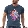 Watercolor Fox With Flowers Tshirt Vintage Style Printed Top
