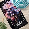 Game Girls' Frontline Towel Polyester Beach Towel Quick Dry Sand Free Bath Towel for Summer Pool Travel Vacation