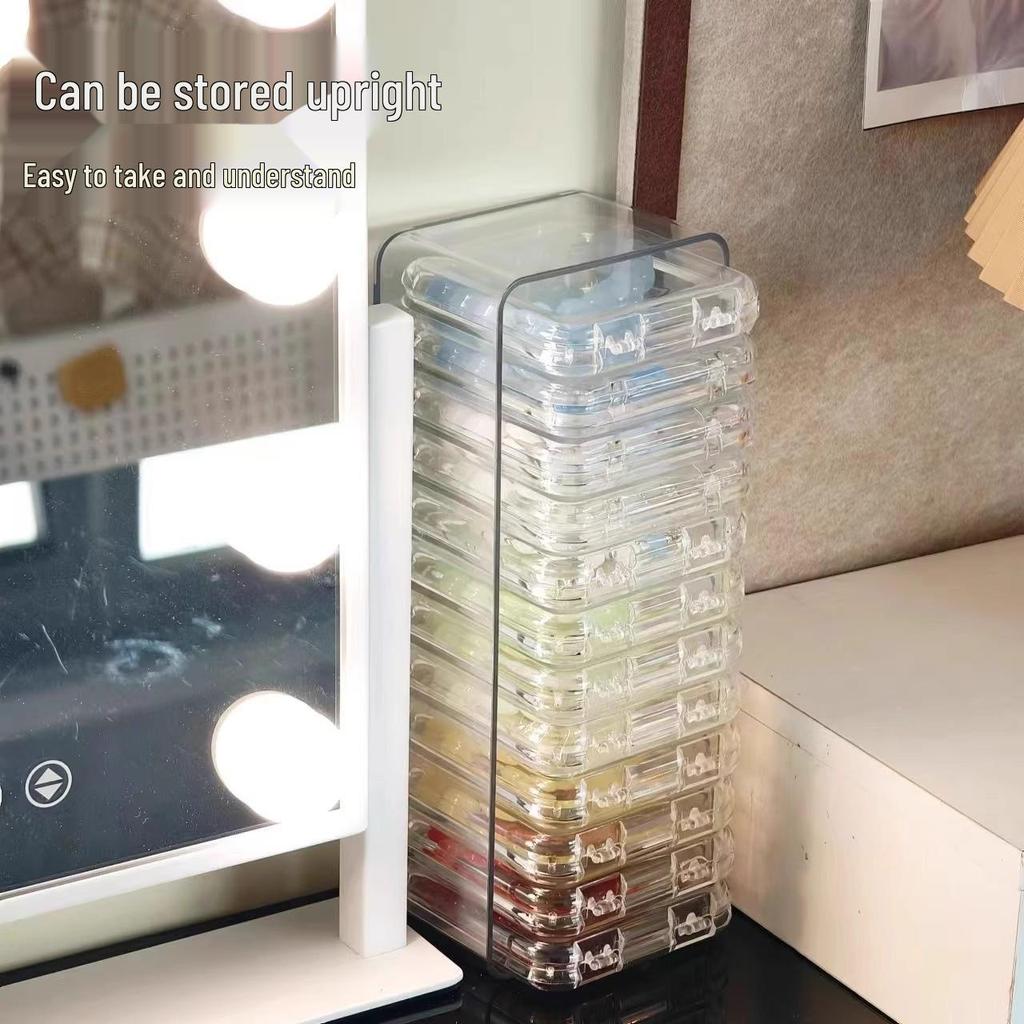 Portable Anti-Oxidation Transparent Acrylic Jewelry Storage Box for Bracelets and Chains