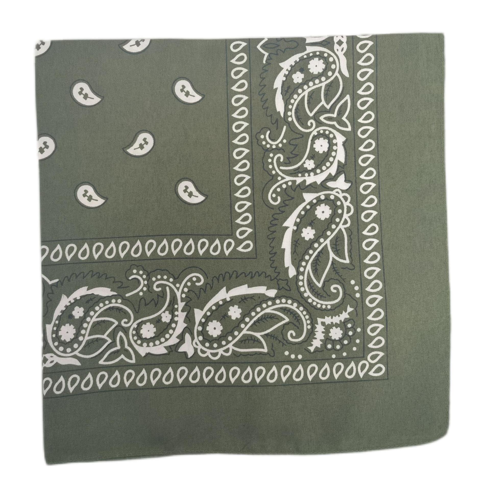 

Квадратный шарф с цветочным узором пейсли для хип-хопа, уличных танцев и велоспорта 55x55 cm