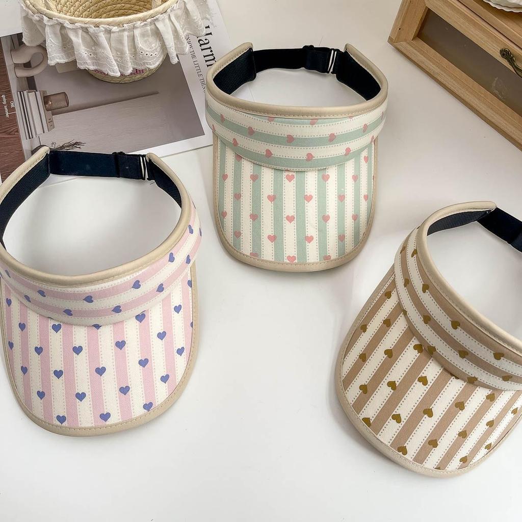 Versatile Striped Wide-Brim Sun Hat