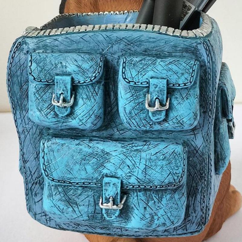 Cute Puppy Pencil Holder Desk Decorations Home Decorations Resin Crafts Gifts for Kids Desktop Storage