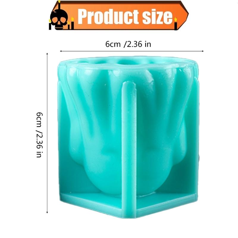 Halloween Spooky Silicone Molds Chocolate Molds Cake Fondant Molds for Making Candle Soap Chocolate Epoxy Resin Project