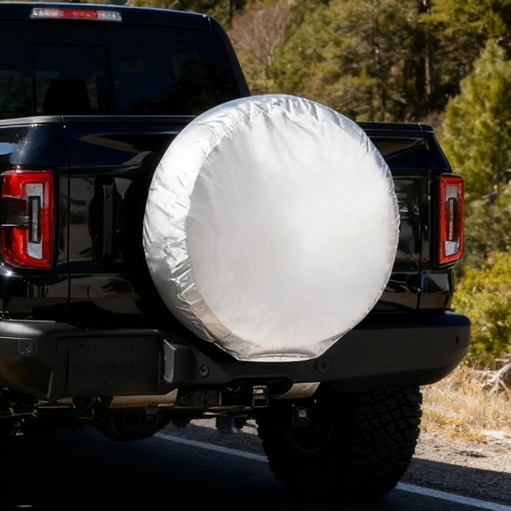 Car Tire Cover Heavy Duty Weatherproof UV Resistant Covering Spare Tire All Weather Protection For Vehicles RV Trucks Sedan Van