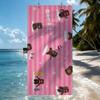 Cartoon D-Domo K-Kun Towel Quick Drying Beach Towels Are Suitable For Swimming Pools Camping Yoga And The Gym
