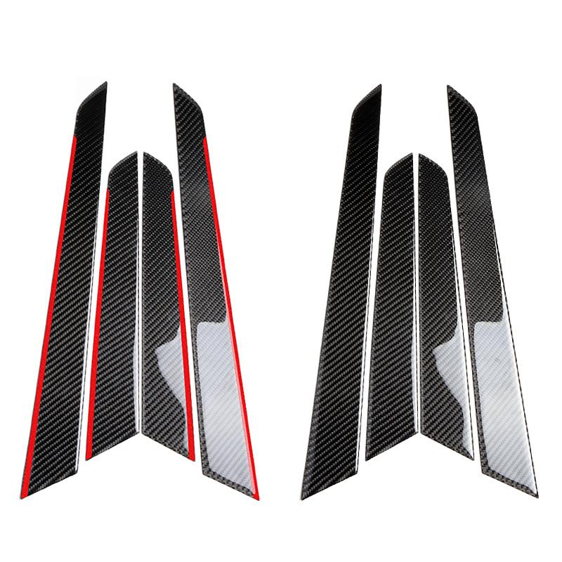 For Mercedes C Class W204 Interior Decoration Moulding Carbon Fiber Seat Adjust Button Decals Car Sticker Door Panel