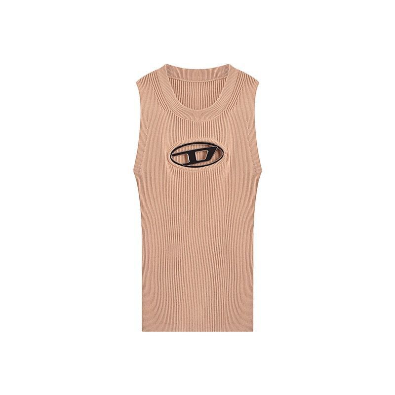 

Вязаные топы в стиле Y2k Женская одежда С круглым вырезом Без рукавов Туника Жилет Мода Летние майки Шикарные ажурные Сексуальные топы XL