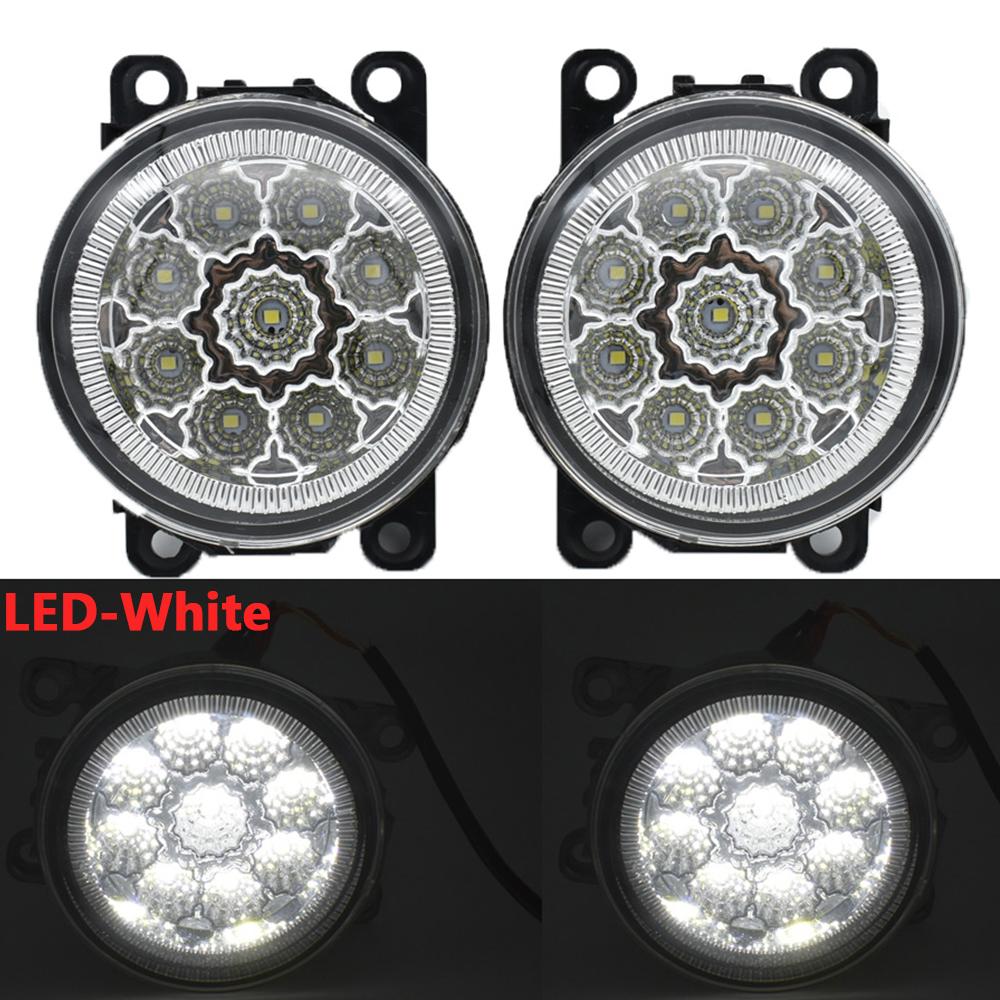 Car Styling for Nissan Navara NP300 D40 2004-2013 2014 2015 9-Pieces Led Fog Lights Lamp H11 Halogen Fog Lights DRL Accessories