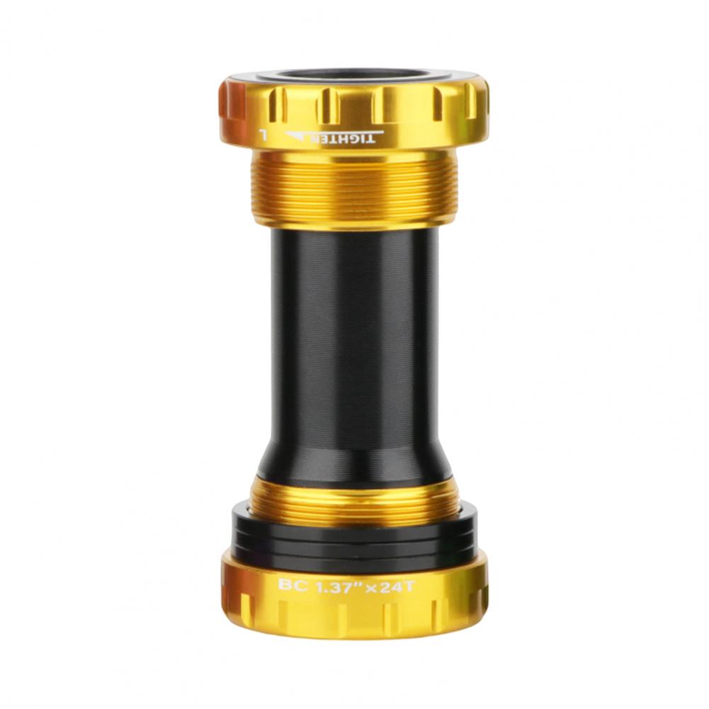 BB52 Каретка для велосипеда M68 Пятисторонняя 68/73 мм Центральная ось движения для Shimano/для Haomeng/для IXF Резьбовая каретка золотистый