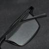 Multifocal Photochromic Presbyopia Glasses Square Frame Reading Glasses For Business Blue Light Finished Far Sight Glasses