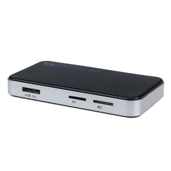 Memory Card Reader High-speed Transmission Multifunctional Hot Swap All In 1 Mini MS CF M2 External Card Reader for Computer