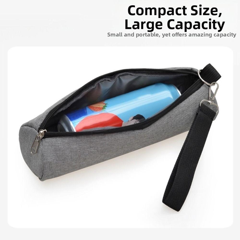 Oxford Cloth Insulated Cooler Sleeve Aluminum Insulating Waterproof Beverages Cold Sleeve Portable Wear-resistant