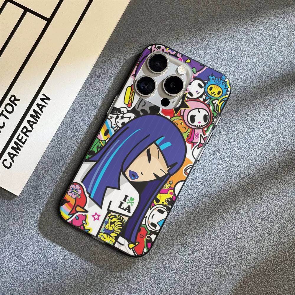 Fashion Brand T-Tokidoki For IPhone 17 16 15 14 13 12 11 Pro Max Plus Pro Clear Phone Cover Non-Slip Shell