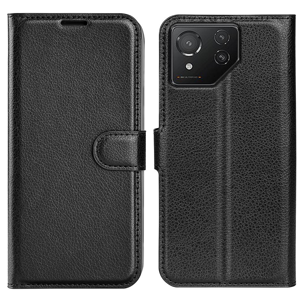 For Asus ROG Phone 8 5G/Phone 8 Pro 5G Case PU Leather Litchi Texture Flip Wallet Phone Cover